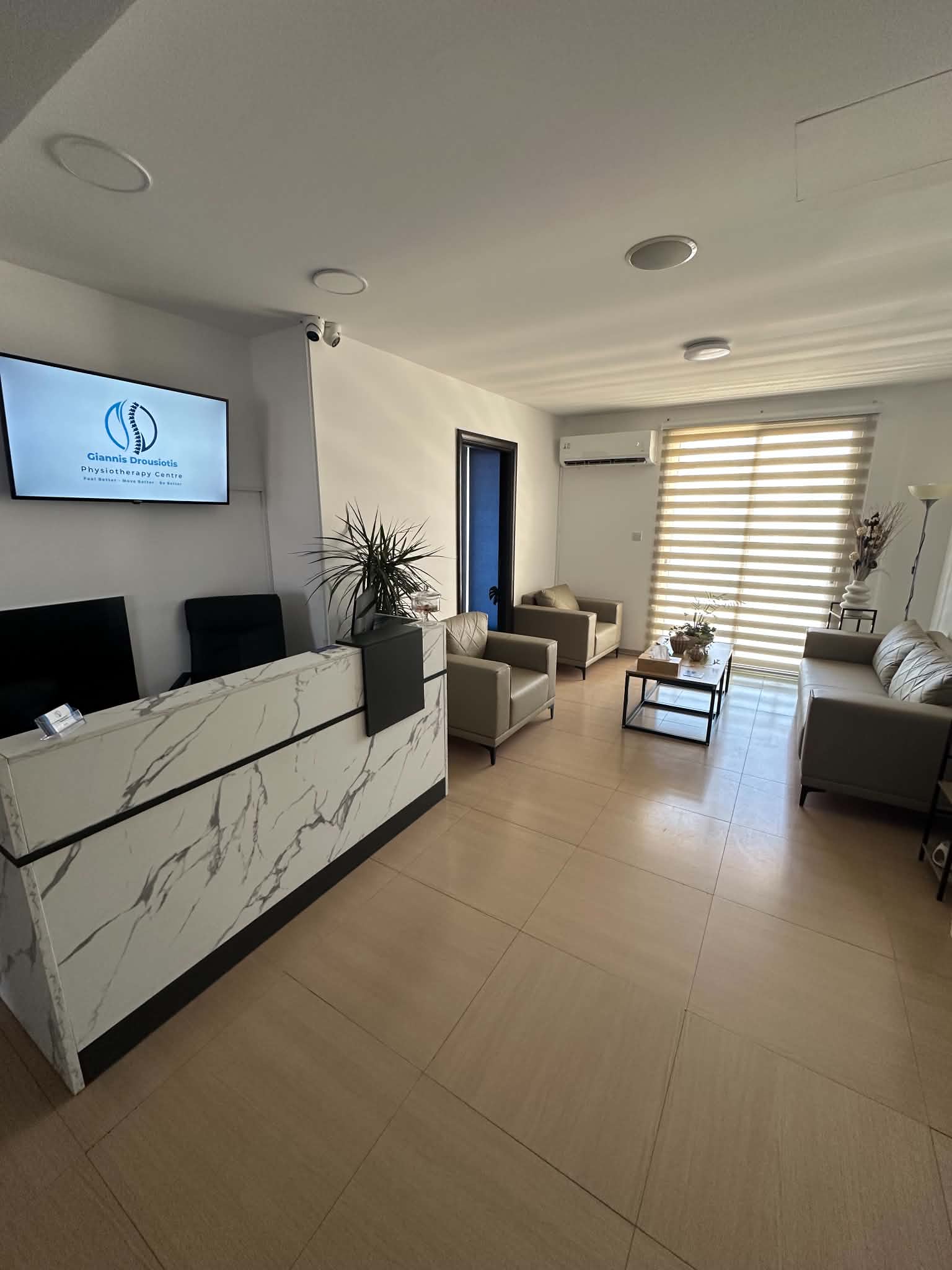 Reception and waiting area